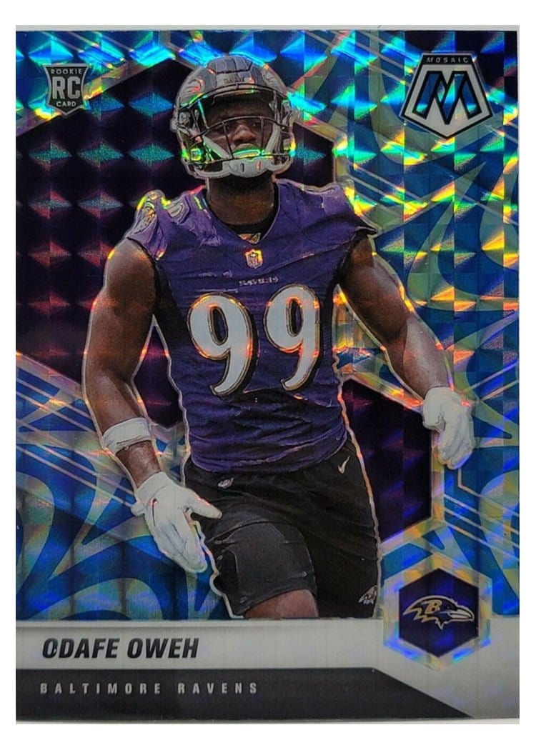 2021 Panini Mosaic Base Set Odafe Oweh #354 card
