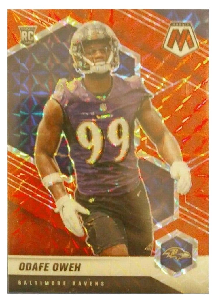 2021 Panini Mosaic Base Set Odafe Oweh #354 card