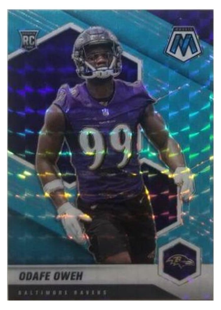 2021 Panini Mosaic Base Set Odafe Oweh #354 card
