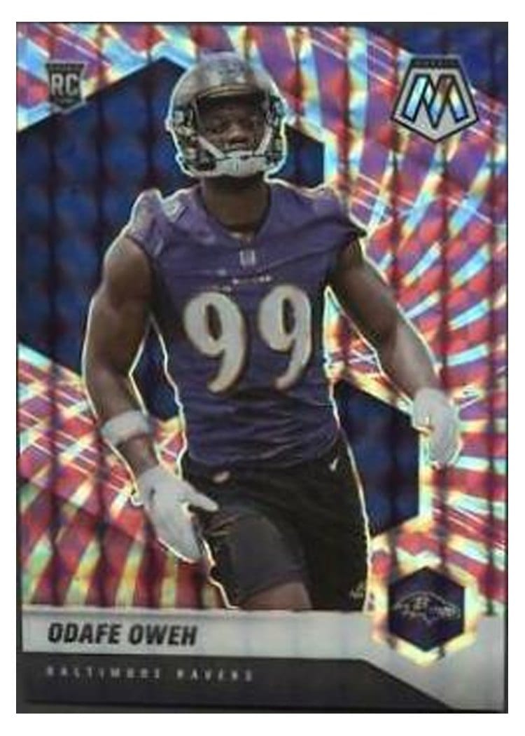 2021 Panini Mosaic Base Set Odafe Oweh #354 card