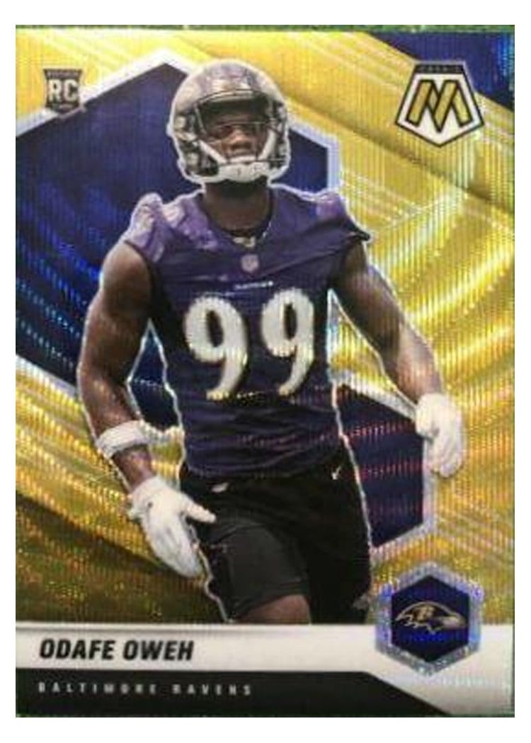 2021 Panini Mosaic Base Set Odafe Oweh #354 card