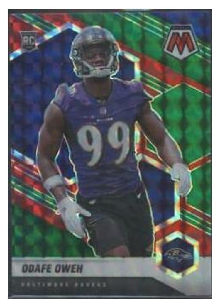 2021 Panini Mosaic Base Set Odafe Oweh #354 card
