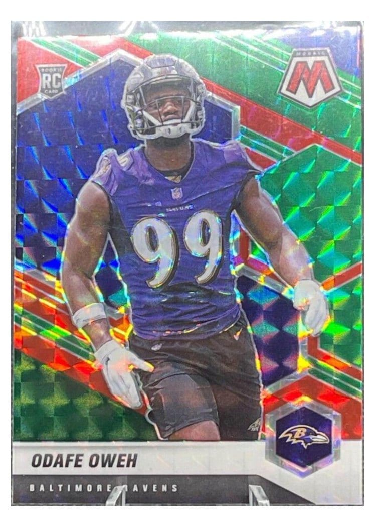 2021 Panini Mosaic Base Set Odafe Oweh #354 card