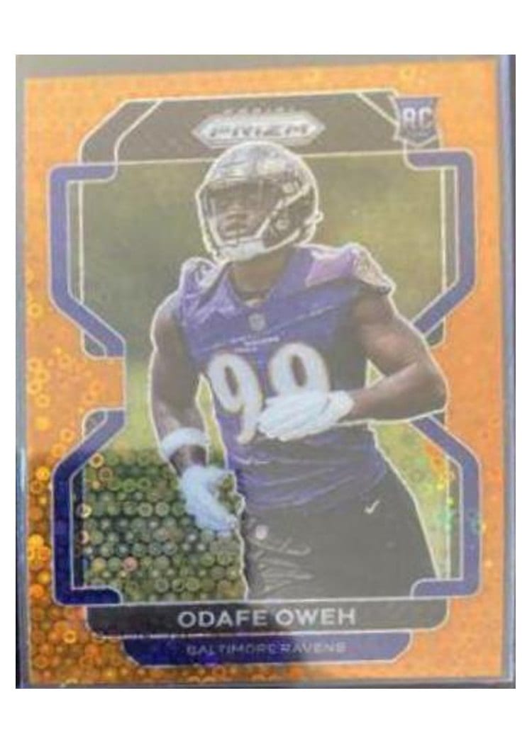 2021 Panini Prizm Base Set Odafe Oweh #380 card