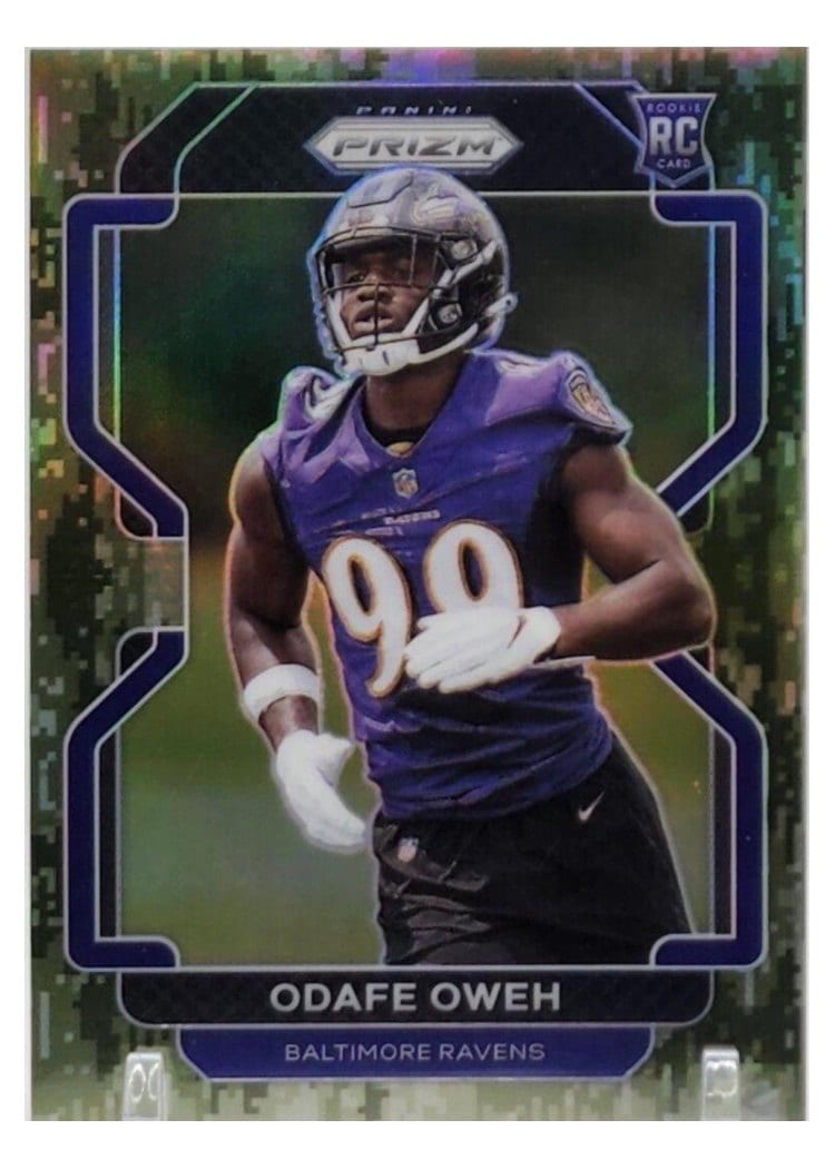 2021 Panini Prizm Base Set Odafe Oweh #380 card