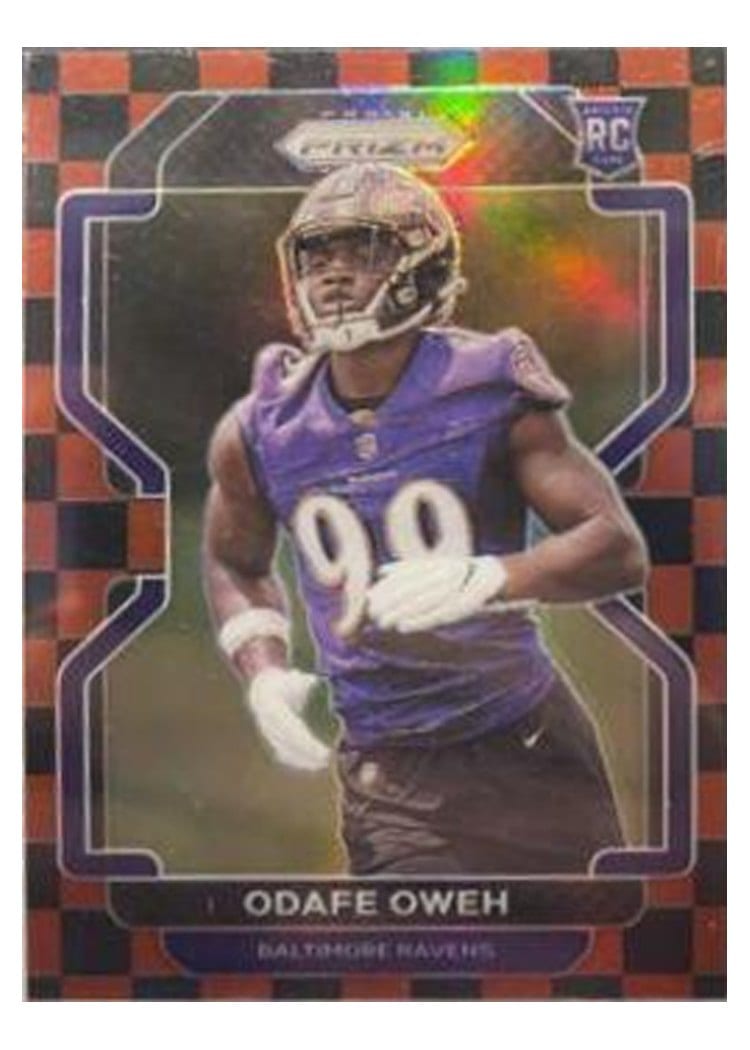 2021 Panini Prizm Base Set Odafe Oweh #380 card