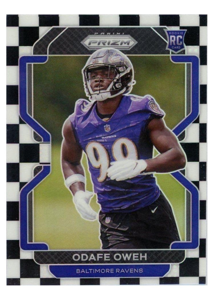 2021 Panini Prizm Base Set Odafe Oweh #380 card