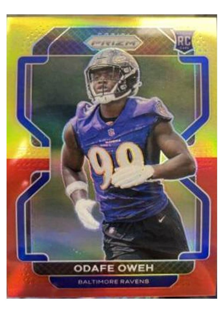 2021 Panini Prizm Base Set Odafe Oweh #380 card