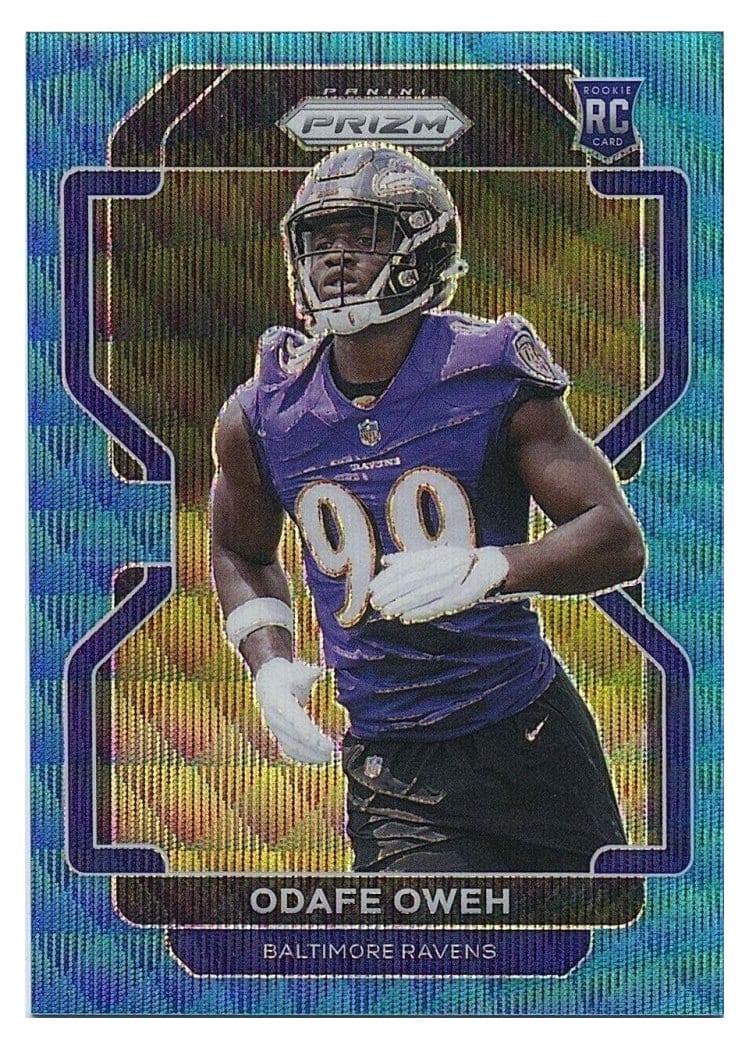 2021 Panini Prizm Base Set Odafe Oweh #380 card