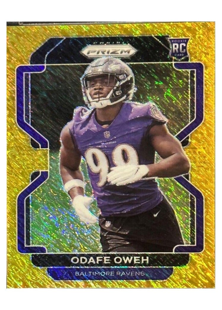 2021 Panini Prizm Base Set Odafe Oweh #380 card