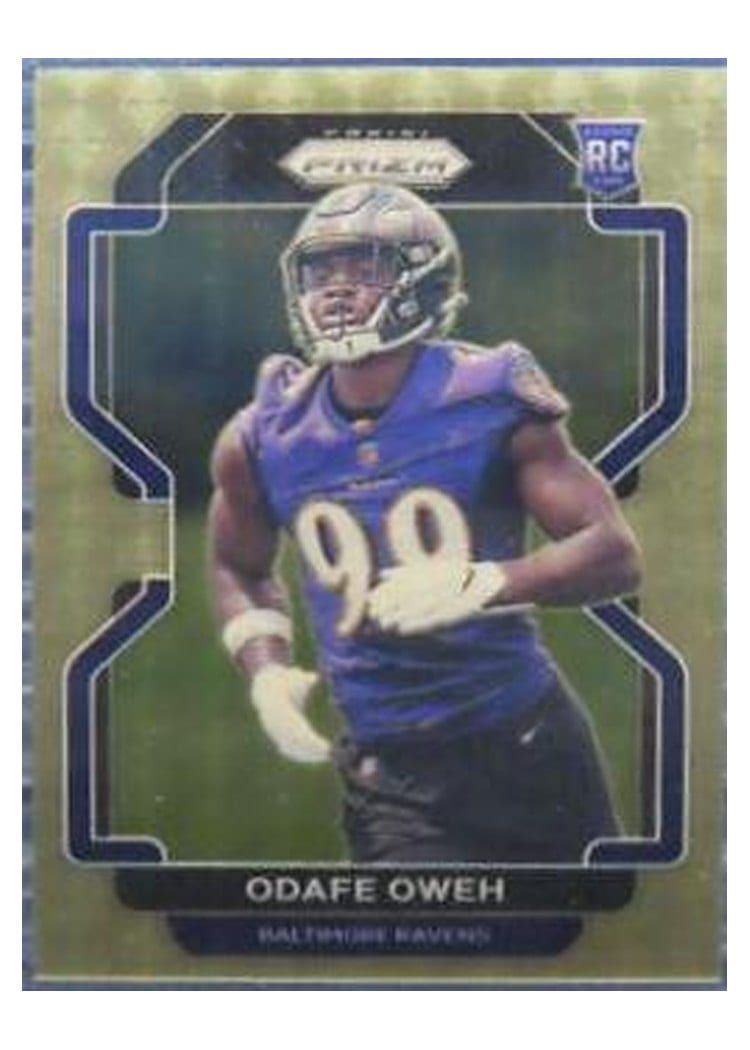 2021 Panini Prizm Base Set Odafe Oweh #380 card