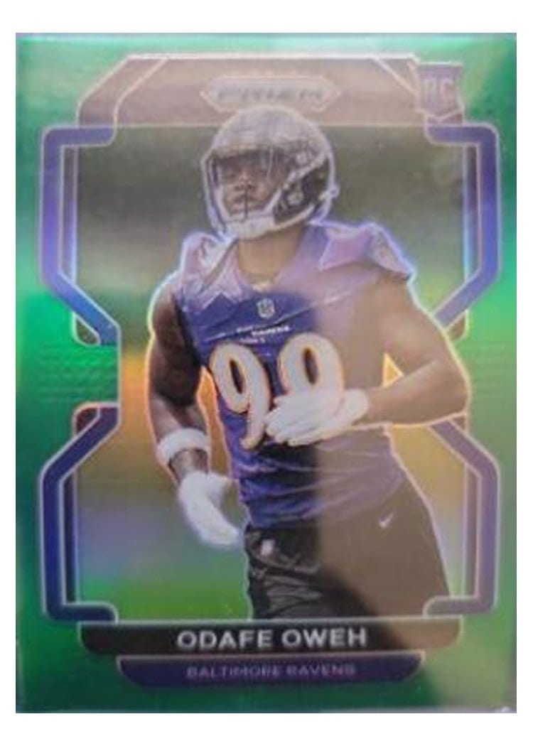 2021 Panini Prizm Base Set Odafe Oweh #380 card