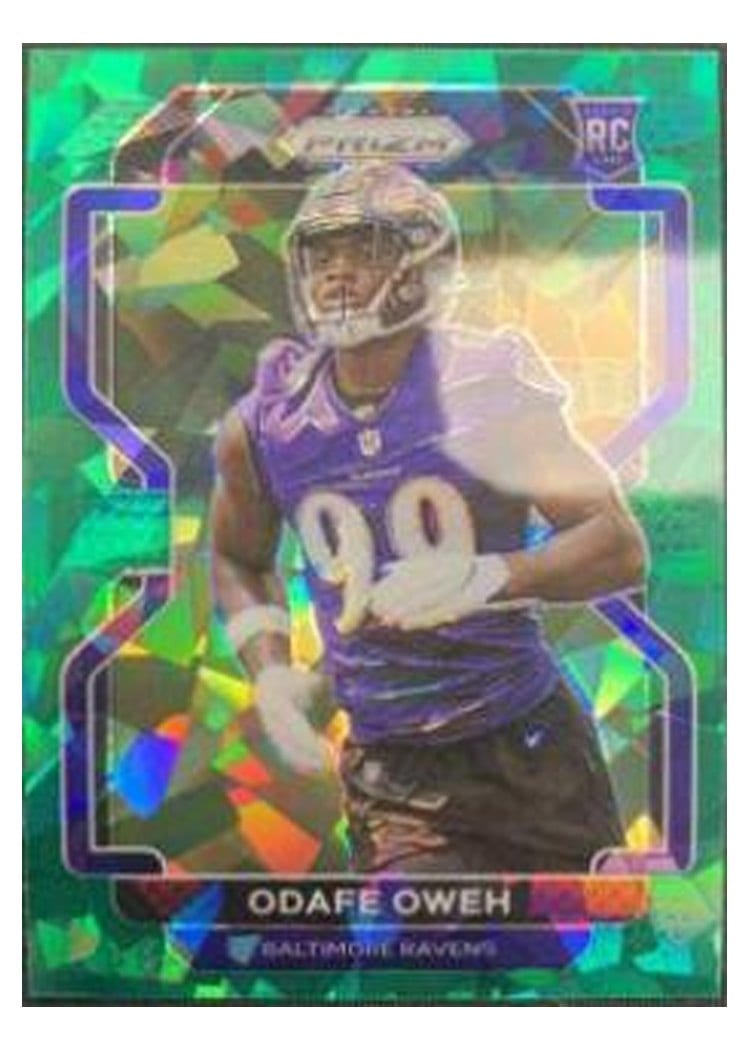 2021 Panini Prizm Base Set Odafe Oweh #380 card