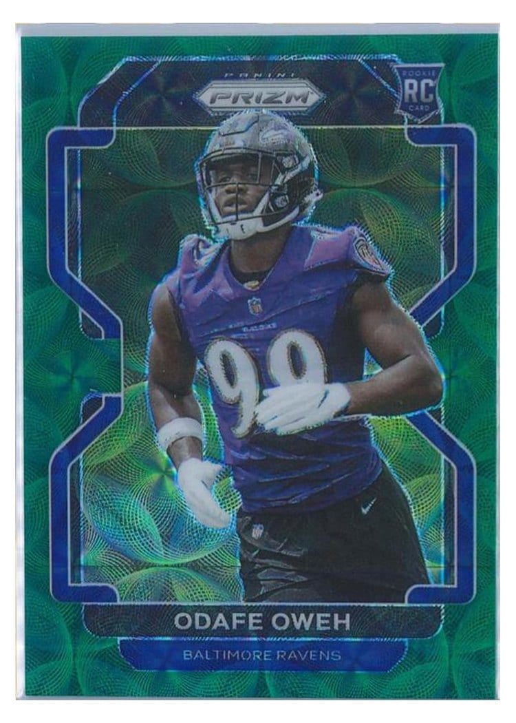 2021 Panini Prizm Base Set Odafe Oweh #380 card