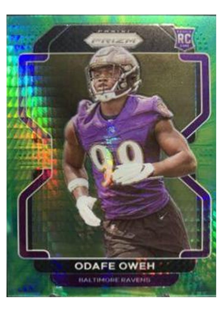 2021 Panini Prizm Base Set Odafe Oweh #380 card