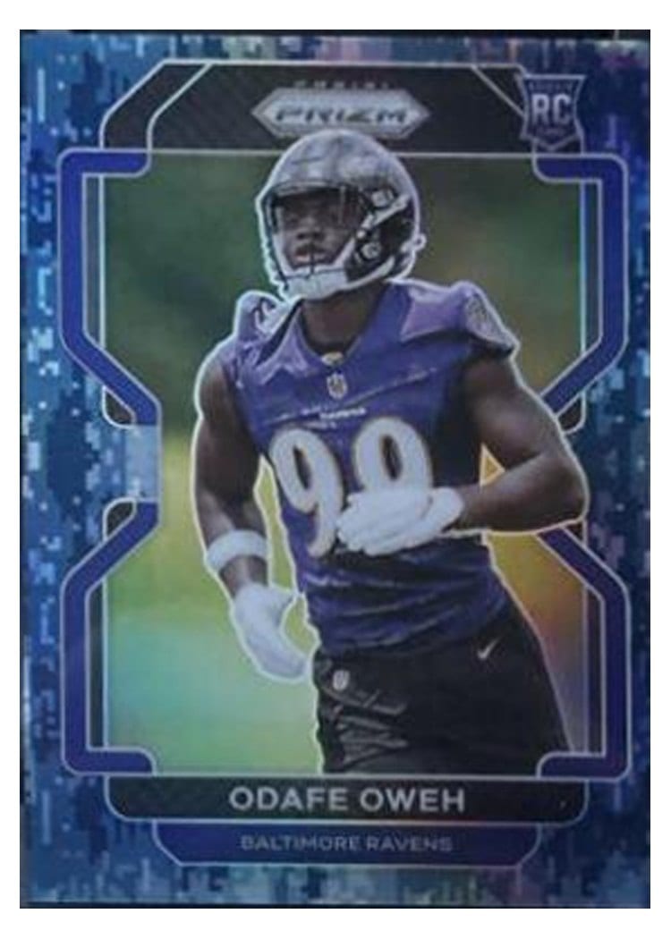 2021 Panini Prizm Base Set Odafe Oweh #380 card