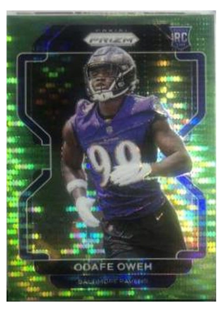 2021 Panini Prizm Base Set Odafe Oweh #380 card