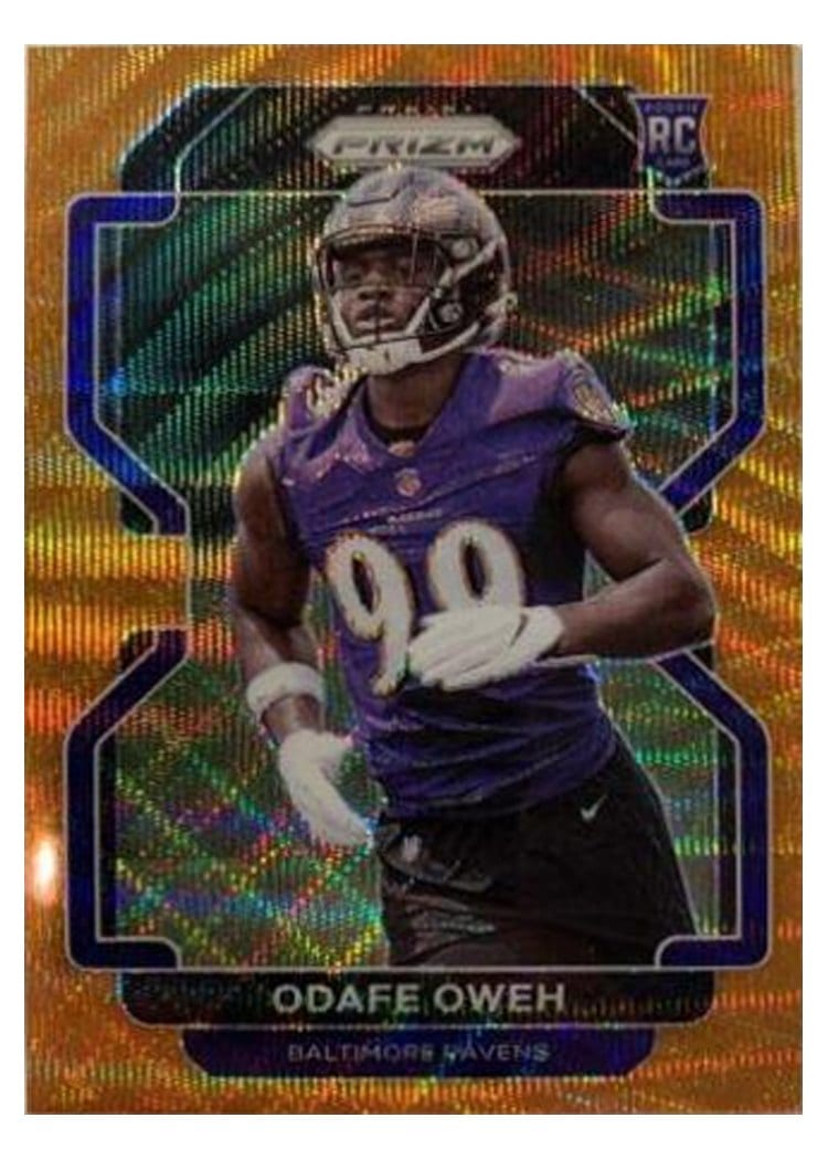 2021 Panini Prizm Base Set Odafe Oweh #380 card