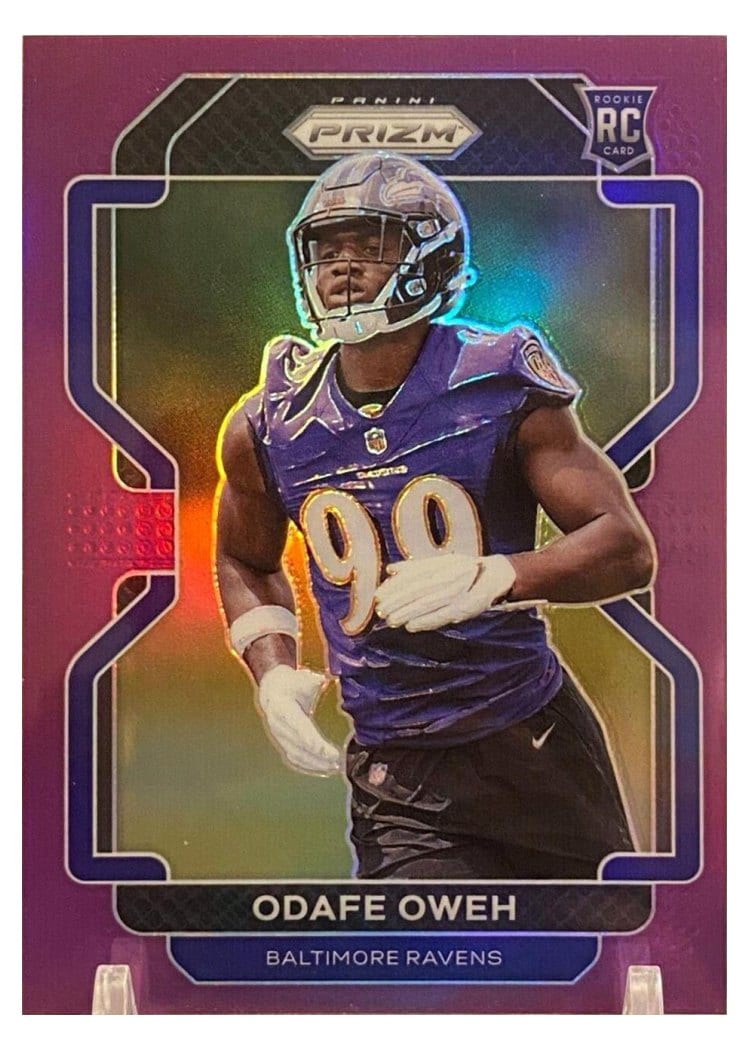 2021 Panini Prizm Base Set Odafe Oweh #380 card