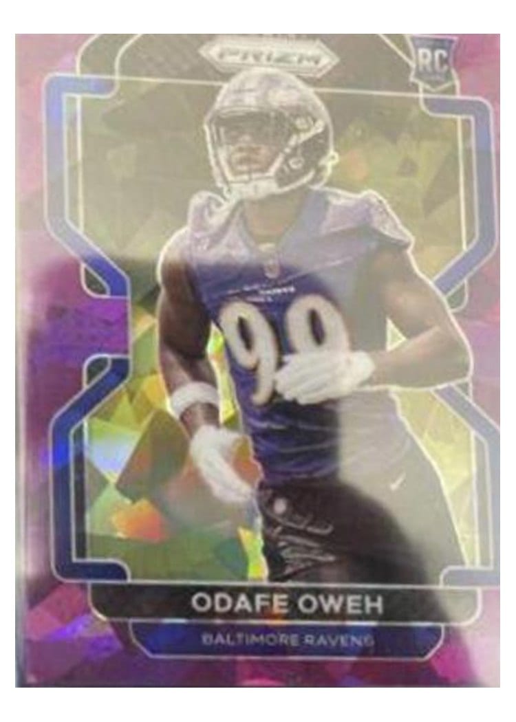 2021 Panini Prizm Base Set Odafe Oweh #380 card