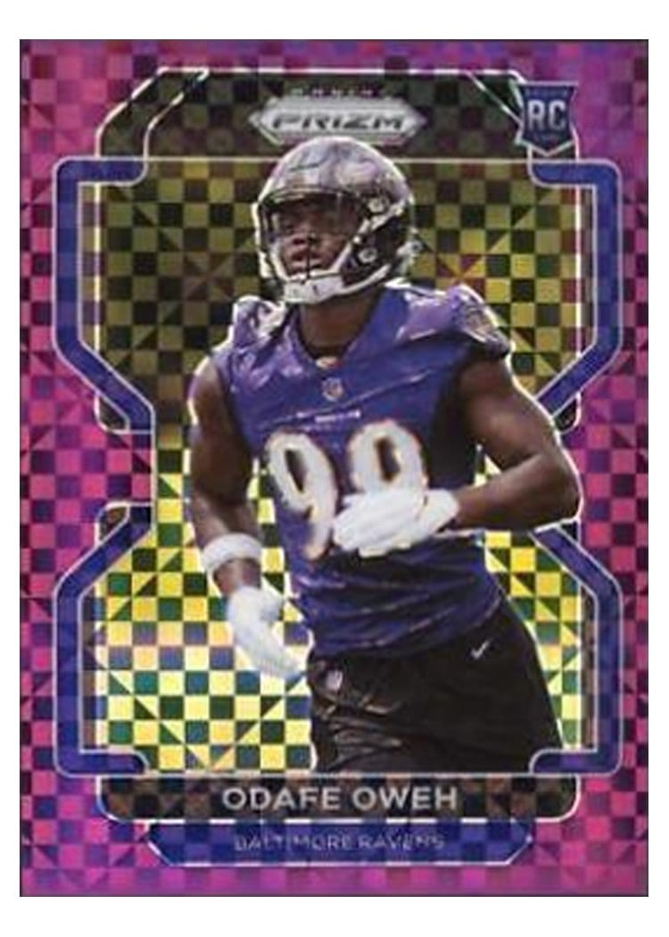 2021 Panini Prizm Base Set Odafe Oweh #380 card