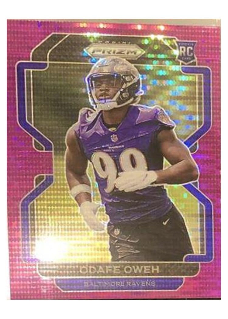 2021 Panini Prizm Base Set Odafe Oweh #380 card