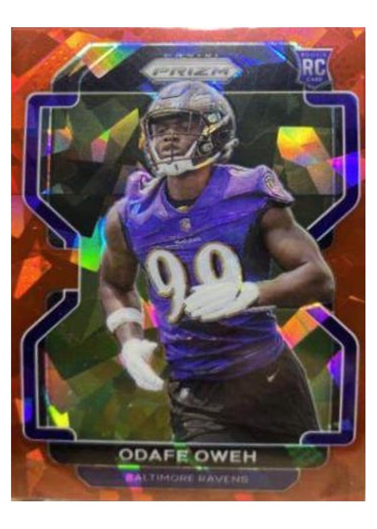 2021 Panini Prizm Base Set Odafe Oweh #380 card
