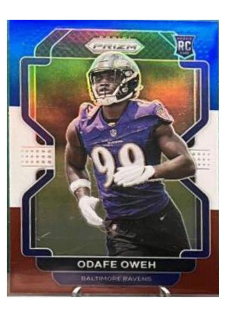 2021 Panini Prizm Base Set Odafe Oweh #380 card