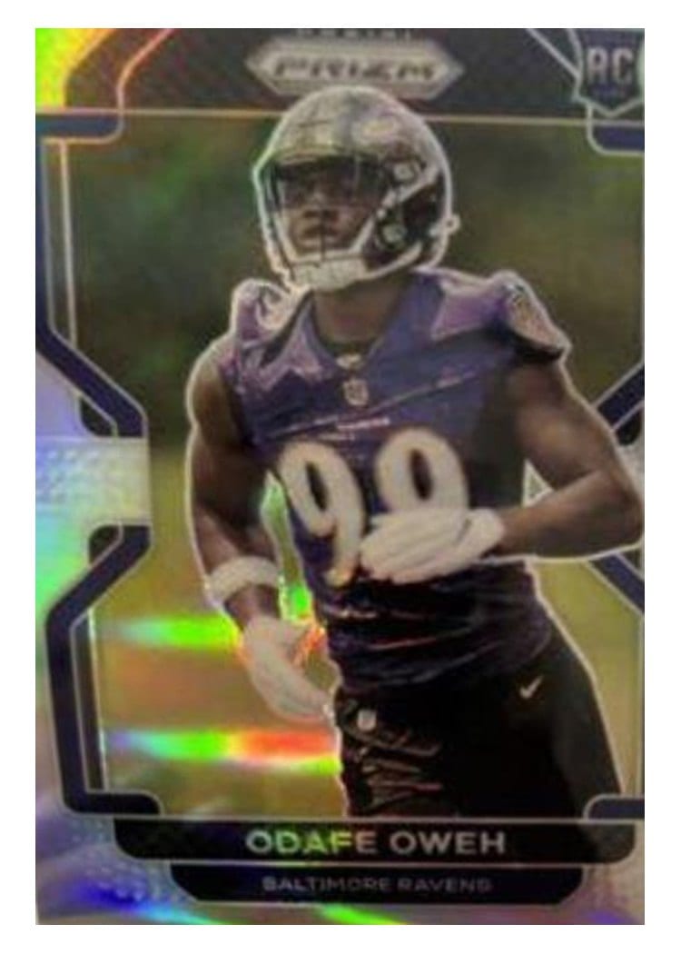 2021 Panini Prizm Base Set Odafe Oweh #380 card