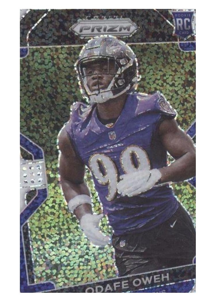 2021 Panini Prizm Base Set Odafe Oweh #380 card