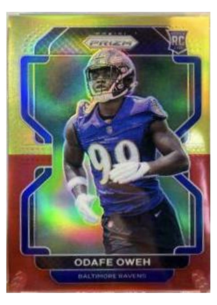 2021 Panini Prizm Base Set Odafe Oweh #380 card