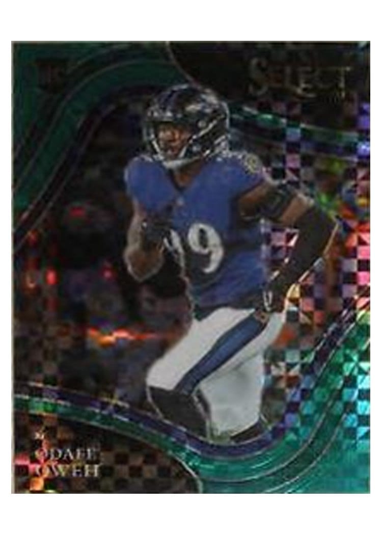 2021 Panini Select Base Set Odafe Oweh #388 card