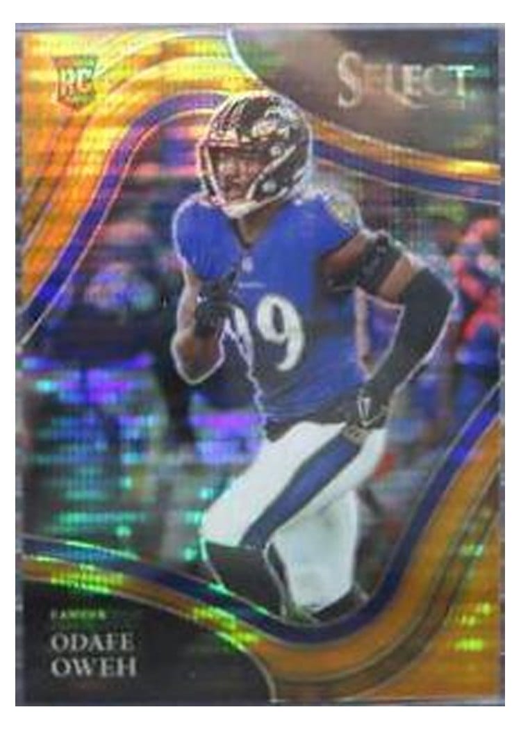 2021 Panini Select Base Set Odafe Oweh #388 card