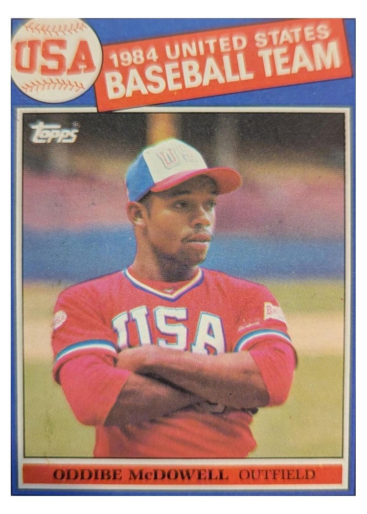 1985 Topps Oddibe McDowell #400 card