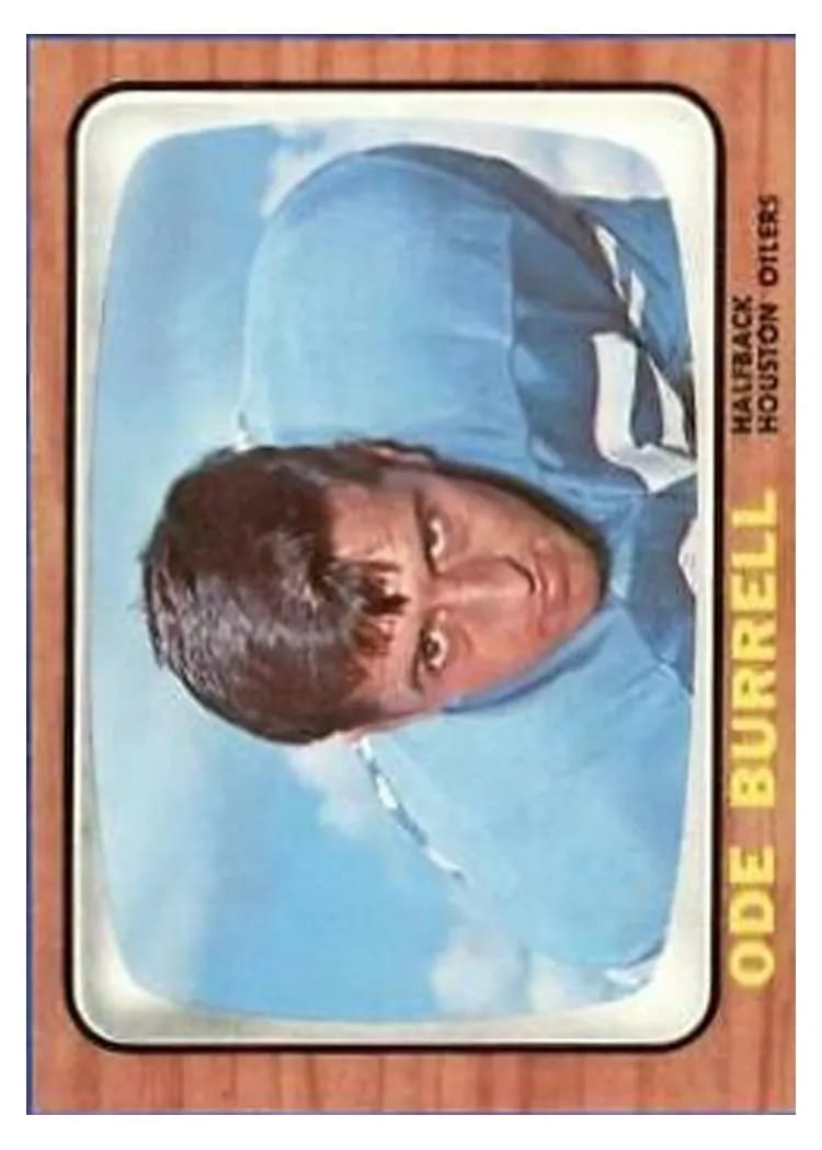 1966 Topps Ode Burrell #51 card