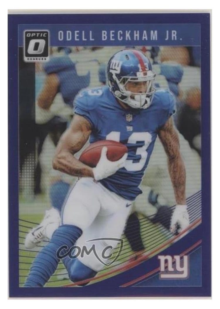2018 Donruss Optic Base Set Odell Beckham Jr #72 card