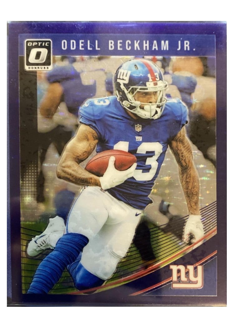 2018 Donruss Optic Base Set Odell Beckham Jr #72 card