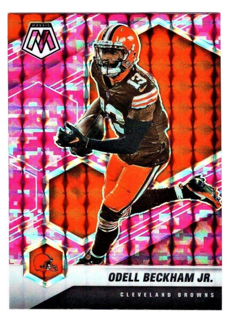 2021 Panini Mosaic Base Set Odell Beckham Jr. #54 card