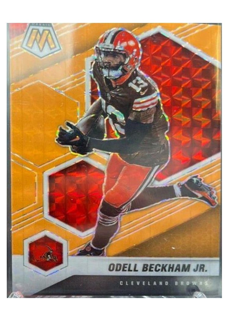 2021 Panini Mosaic Base Set Odell Beckham Jr. #54 card
