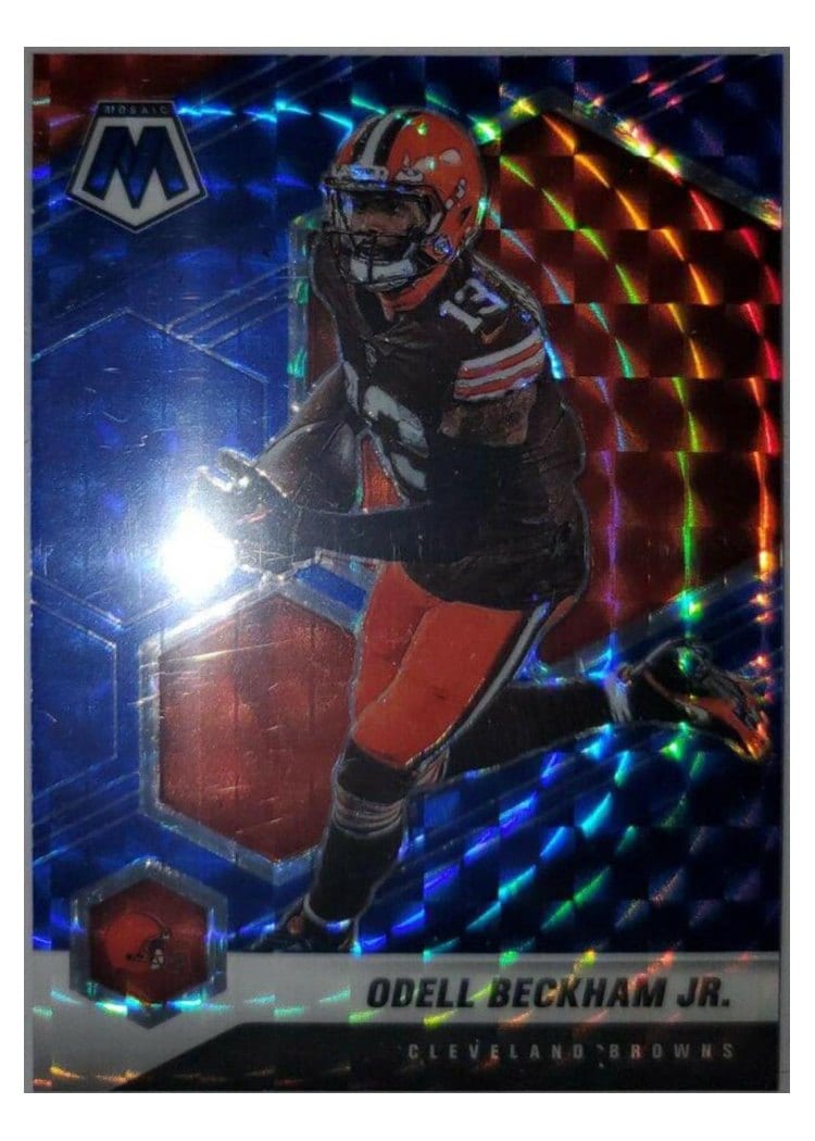 2021 Panini Mosaic Base Set Odell Beckham Jr. #54 card