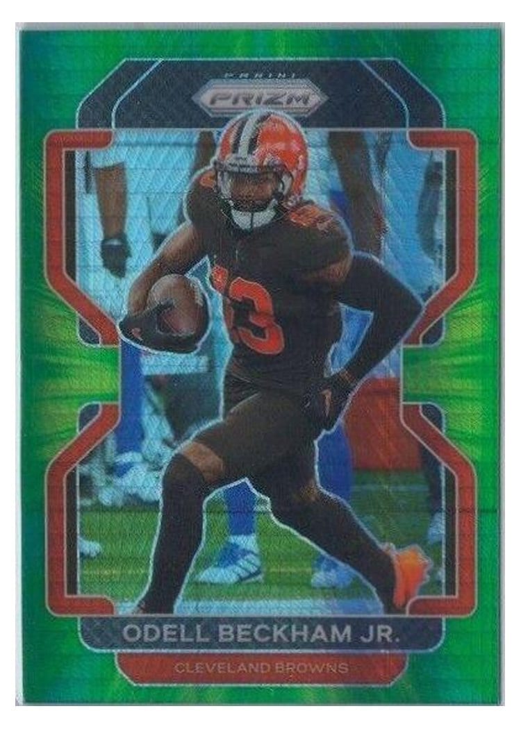 2021 Panini Prizm Base Set Odell Beckham Jr. #261 card