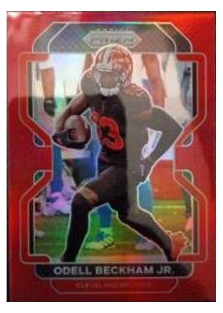 2021 Panini Prizm Base Set Odell Beckham Jr. #261 card