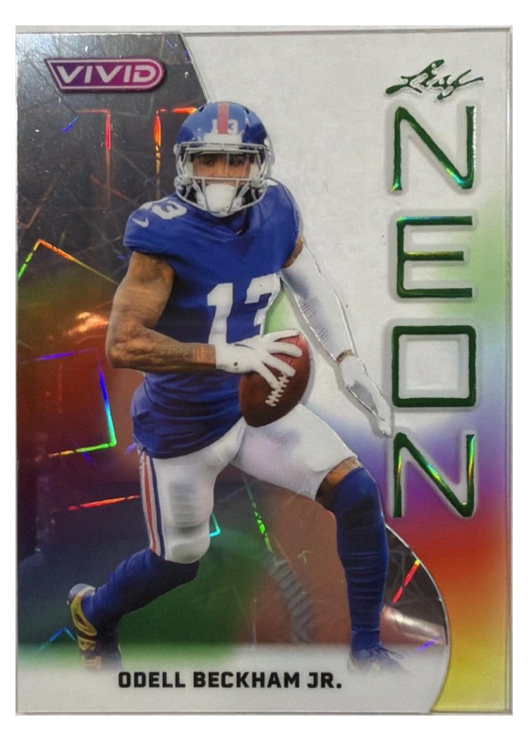 2025 Leaf Vivid Neon Odell Beckham Jr. #NB-36 card