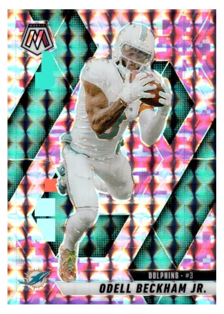 2025 Panini Mosaic Base Set Odell Beckham Jr. #189 card