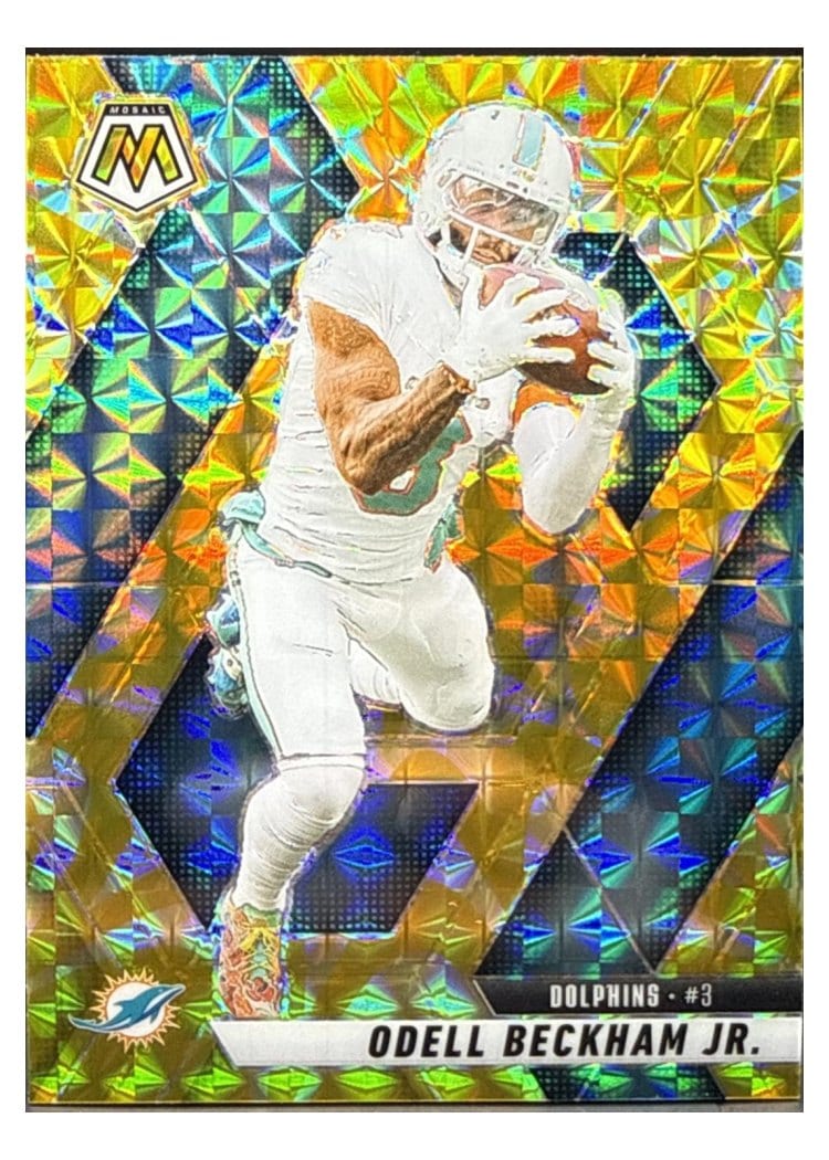 2025 Panini Mosaic Base Set Odell Beckham Jr. #189 card