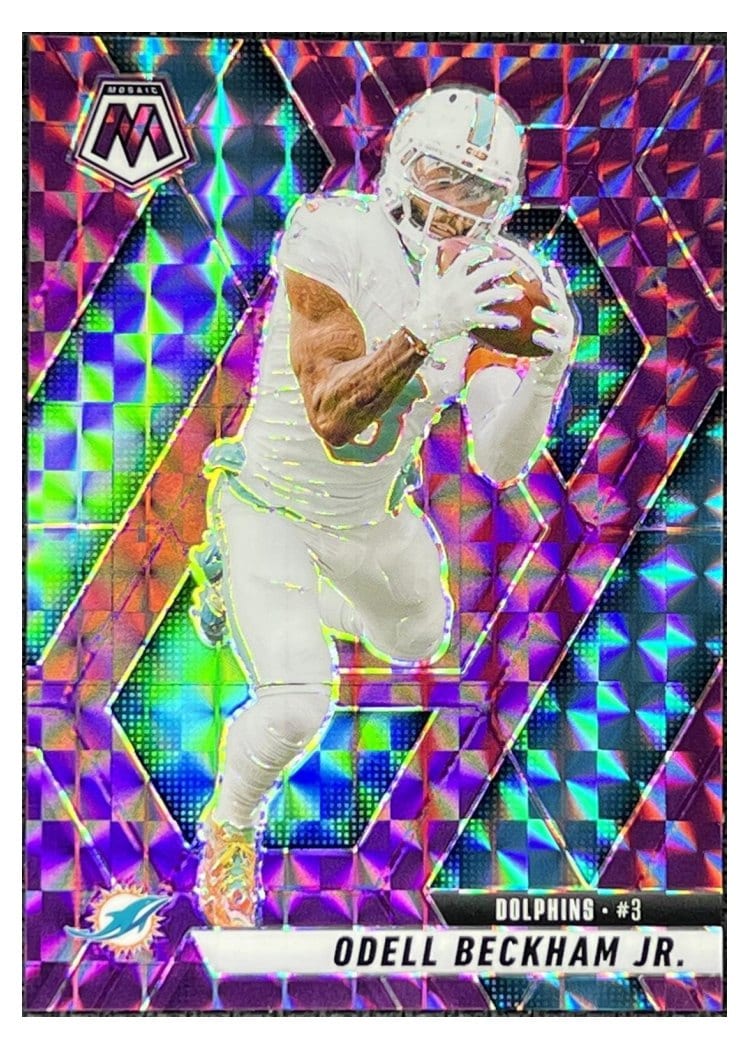 2025 Panini Mosaic Base Set Odell Beckham Jr. #189 card