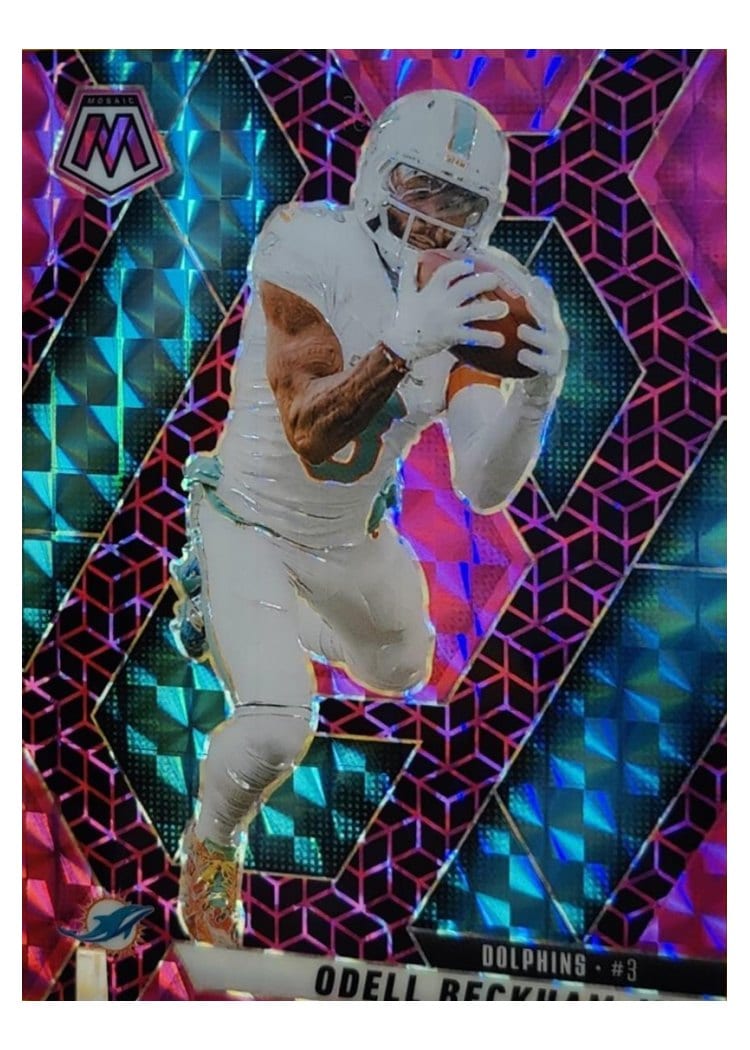 2025 Panini Mosaic Base Set Odell Beckham Jr. #189 card