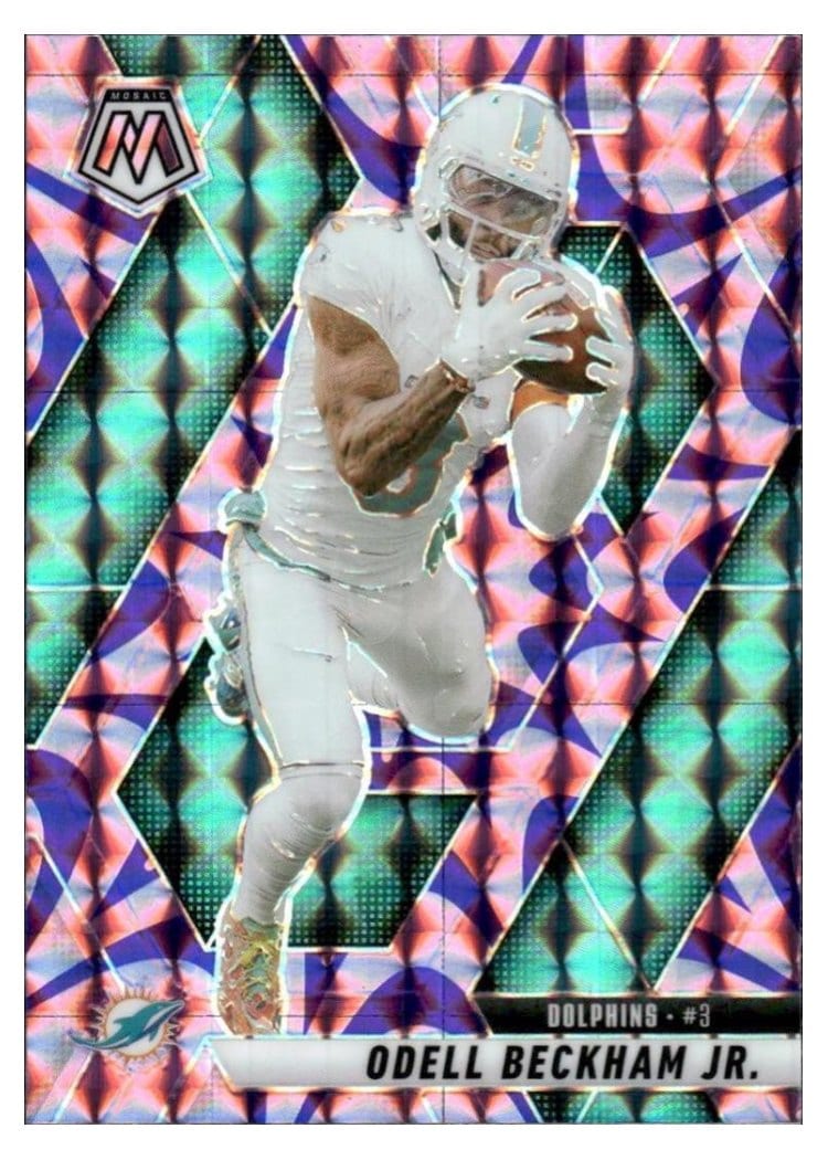 2025 Panini Mosaic Base Set Odell Beckham Jr. #189 card
