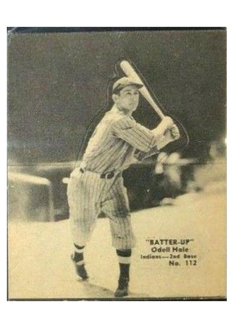 1934 Batter Up Odell Hale #112 card