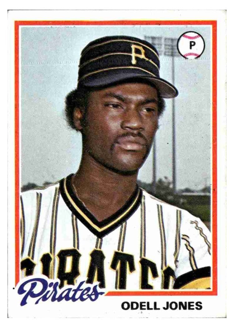 1978 Topps Odell Jones #407 card